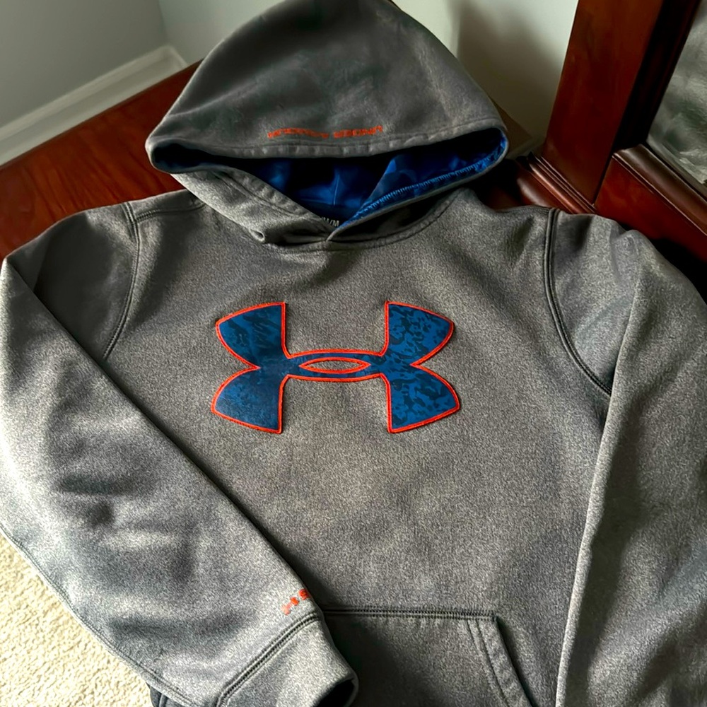 Under Armour Boys Hooded Sweatshirt - medium